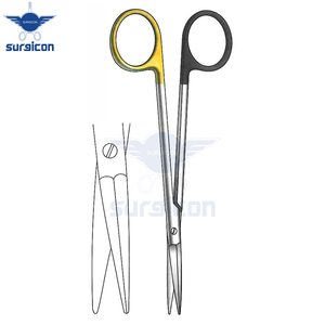 Tijeras Quirúrgicas Peck-Joseph de 14 cm / 5-1/2 Pulgadas, Rectas, con Una Hoja Serrada, Super Cut TC, de Acero Inoxidable Premium - Product Image 3