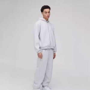 Ensemble de survêtement en coton imprimé à capuche pour hommes, personnalisable avec logo, qualité OEM supérieure, idéal pour l'hiver - Product Image 3