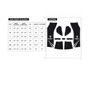 Shorts BMX RONAL SPORTS unisexe noir à séchage rapide en toile pour le cyclisme, coupe ample, longueur courte, logo personnalisé pour adulte - Product Image 5