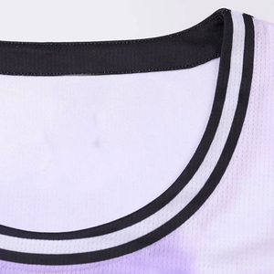 เสื้อกีฬาตาข่ายสีนีออน-มองเห็นได้ชัดเจน ระบายอากาศได้ดี-พิมพ์ลายแบบรีดร้อนตามสั่ง 100% โพลีเอสเตอร์ คุณภาพสูง - Product Image 5