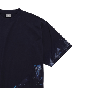 Black Men's Short Sleeve Crew Neck T-<b>Shirt</b> Abstract <b>Paint</b> Splatter Print Breathable Quick Dry Casual Streetwear Fashion Top - Product Image 3