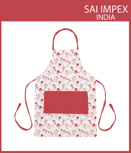Custom Printed 100% Cotton <b>Apron</b> <b>Kitchen</b> Use Durable Fabric Adjustable Cooking Baking Sustainable Anti- Factory Direct Bulk - Product Image 2