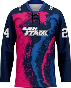 เสื้อเจอร์ซีย์ฮ็อกกี้น้ำแข็งแห้งเร็วออกแบบได้ตามต้องการ - Product Image 1