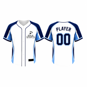 Maillot de baseball athlétique style rétro OEM, respirant, léger, à manches courtes, personnalisable, antibactérien, à rayures - Product Image 2