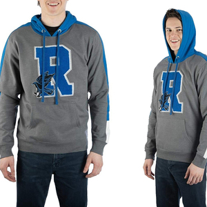 เสื้อฮู้ดปักลายพื้นฐานสำหรับผู้ชาย ผ้าเนื้อนุ่ม สวมใส่สบาย เหมาะสำหรับฤดูหนาว สไตล์ลำลอง สตรีทแวร์ ใส่ได้ทุกวัน - Product Image 5