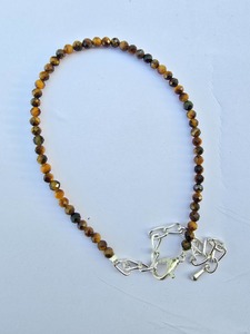 Pulsera de Cuentas de Pirita Dorada, Hermosa, de Súper Calidad, con Cristales Naturales - Product Image 2