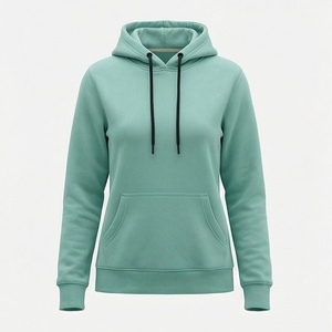 Robe sweat-shirt à capuche oversize rouge avec poche avant, vêtement décontracté pour femme, imprimé hiver, matière polaire écologique - Product Image 1