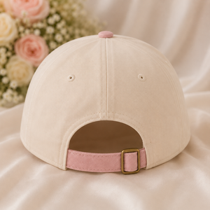 Casquette de baseball personnalisée brodée avec nom, 5 panneaux, bicolore, pour mariage, fabriquée au Vietnam, confortable, attrayante et tendance pour les mariages - Product Image 2
