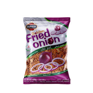 Cebollas Fritas Frescas y Crujientes, Color Dorado, para Sobreponer en Platos, Cebollas Rojas y Amarillas Fritas, Bajas en Carbohidratos, Bocadillo Crujiente, Adorno para Ensaladas - Product Image 3