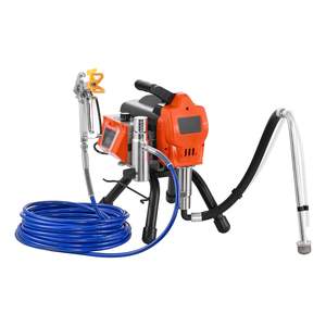1500W 3300PSI High Pressure Airless Paint Sprayer Electric Spray Paint Machine Cleaning Brush Hose <b>Extension</b> <b>Rod</b> Nozzles for - Product Image 1