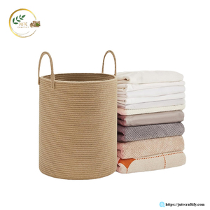 Bulk Supply Jute <b>Basket</b> – Sustainable Natural Fiber <b>Storage</b> <b>Basket</b> for Retail Stores and Wholesale Buyers - Product Image 2