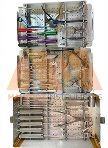 ชุดเครื่องมือผ่าตัดกระดูกสันหลังแบบสแตนเลสพร้อมกล่อง - Product Image 6