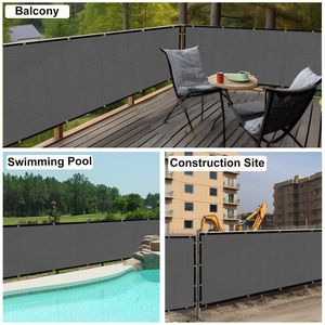 Pannelli per Recinzione Privacy in WPC Anti-Roditori 8FT, 5FT X 50FT, Grigio Scuro, per Sicurezza Domestica - Product Image 6