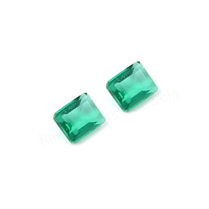 Cuarzo Esmeralda de Alta Calidad, Corte Briolette Octogonal de 10x12mm, Gemas Sueltas Facetadas de Alto Brillo para la Fabricación de Joyas, Colgantes y Pendientes - Product Image 2