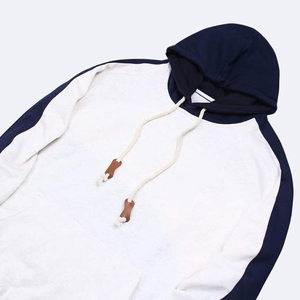 Sudadera con capucha para hombre, de algodón teñido, tejido, para invierno, con diseño a cuadros, forro polar. - Product Image 4