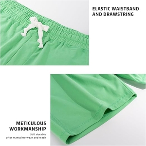 Nouveaux shorts cargo en toile décontractés pour hommes, taille élastique, respirants, multi-poches, service OEM, prix bas - Product Image 3