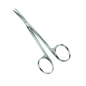 Tijeras pequeñas de 4.5 pulgadas con hoja curva y punta de precisión para sutura y extracción de tendones, instrumentos de cirugía plástica - Product Image 2