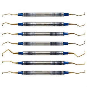 Juego de Curetas Dentales Profesionales Gracey, Reutilizables, de Acero Inoxidable, para Periodoncia - Product Image 2