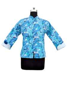 Veste matelassée en coton indien réversible, double face, faite à la main, imprimé bohème, magnifique manteau d'hiver pour femmes - Product Image 4