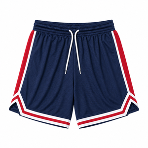Mesh Men's Basketball Shorts Solid Breathable Quick Dry 100% Polyester Jogger Shorts New Fashion Wholesale Double <b>Layer</b> - Product Image 5
