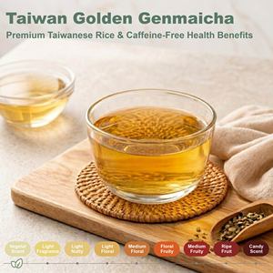 Té Verde Genmaicha Tradicional de Taiwán, Té Suelto con Mezcla de Arroz Tostado, Sabor Cerealizado Suave, Bolsa de 1 kg para Uso en Bebidas, OEM - Product Image 2