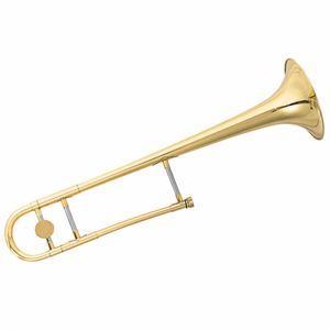 Trombone Tenore Jazz in Si Bemolle per Principianti, Laccato Oro, con Custodia a Zaino, Kit di Pulizia e Guanti - Realizzato in Ottone, Rame e Nichel - Product Image 3