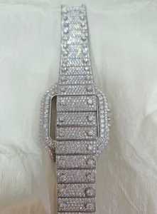 VVS Moissanite นาฬิกาแฟชั่นผู้หญิงสแตนเลส Miyota การออกแบบที่กำหนดเองการผลิต ODM - Product Image 5