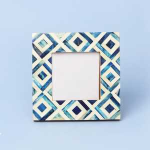 Cadre photo vertical haut de gamme en os incrusté, fait main, pour la décoration du salon, de la chambre ou du bureau, cadeau élégant et personnalisé - Product Image 3