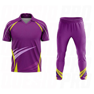 Design Cricket Uniform for Men Team Wear Wholesale High Quality Quick Dry Lightweight Customized Cricket Sports Jersey - Product Image 5
