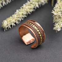 Qualité supérieure, élégant, classique, écologique, anneau en cuivre brun, bijoux, mode, couvercles personnalisés pour articles de boisson, maison, bureau, extérieur