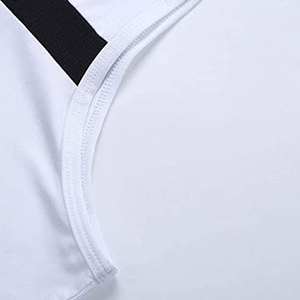 Débardeur blanc sans manches pour homme, col rond, couleur unie, vêtement décontracté, respirant, en polyester tricoté - Product Image 6