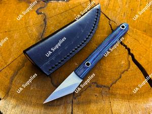 มีดคอเหล็กกล้าไร้สนิมคุณภาพพรีเมียมขนาด 2 นิ้ว ด้ามไม้ - มีดอเนกประสงค์ EDC สำหรับขายส่ง ถูกกฎหมาย รับผลิตแบบ OEM พร้อมปรับแต่งได้ - Product Image 6