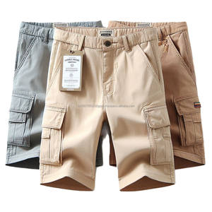 Nouveau design 2025 Short cargo pour homme Pantalon court en coton de haute qualité avec poches cargo en couleurs premium Short de marque privée - Product Image 1