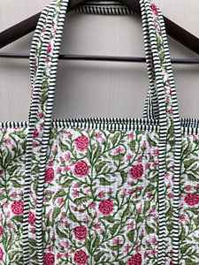 Bolsos Tote Pequeños de Algodón 100% Vintage con Cierre de Cremallera, Estampados a Mano, para Compras, de Hombro, para Mujer, Verano e Invierno - Product Image 4