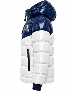 Veste matelassée personnalisée pour homme avec logo OEM, haute qualité, sans manches, avec capuche, veste matelassée d'hiver personnalisée pour homme - Product Image 3