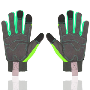 Guantes de Seguridad Cómodos para Reparaciones Automotrices, Palma de Cuero Resistente y Malla Transpirable para Largas Jornadas de Trabajo - Product Image 6