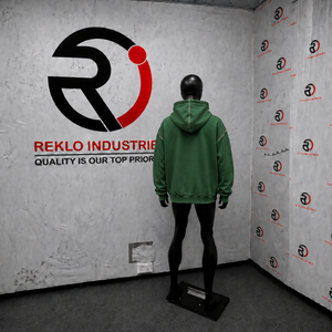 Sweat-shirt à capuche zippé vert oversize pour homme, style streetwear, épaules tombantes, surpiqûres contrastées, décontracté, avec cordon de serrage - Product Image 4