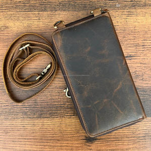 กระเป๋าคาดลำตัวหนังแท้สำหรับผู้หญิงแฟชั่นใหม่พร้อมช่องเสียบบัตรกระเป๋าถือคุณภาพสูง - Product Image 5