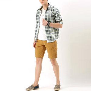 Shorts Cargo Décontractés pour Hommes en Toile 100% Coton de Haute Qualité, Taille Mi-Haute, Respirants, Séchage Rapide, Coupe Ample, Idéaux pour l'Été - Product Image 6