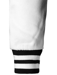 Blouson de baseball décontracté pour homme à col rond 100 % laine avec tissu respirant, motif léger tissé, capuche et boutons style Letterman - Product Image 6