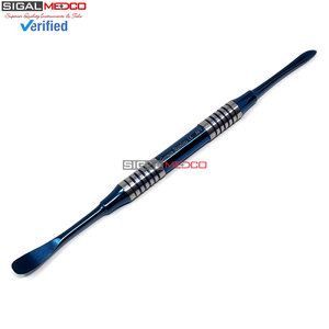 Élévateur périoste dentaire professionnel Molt M9 en acier inoxydable avec pointes recouvertes de titane bleu pour implants chirurgicaux oraux - Product Image 4