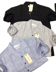 Camisa de Satén de Manga Corta para Hombre, 100% Algodón, Casual, Diseño Sólido, Transpirable, Ecológica, Anti-Pilling, Cuello Camisero, Perfecta - Product Image 3