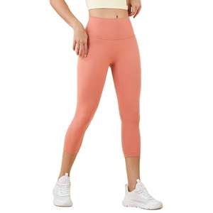 Leggings de yoga pour femmes, taille haute, à séchage rapide, écologiques, avec logo personnalisé, grandes tailles, tailles ajustables, vente en gros OEM - Product Image 3