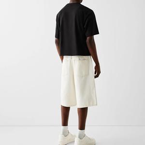Manufacturer 300 GSM Blank <b>Box</b> Tee T-Shirt <b>Drop</b> Shoulder Boxy Fit Regular Oversized Eco-Friendly Breathable Polyester/Cotton Men - Product Image 6