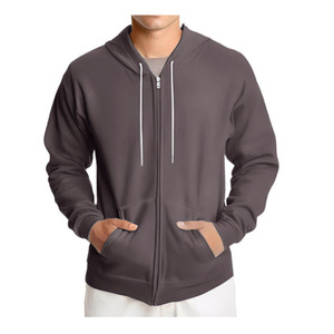 เสื้อฮู้ดไหมพรมผู้ชายสำหรับฤดูหนาว ระบายอากาศได้ดี แขนยาว สวมหัว พิมพ์โลโก้ได้ตามต้องการ เป็นมิตรกับสิ่งแวดล้อม ดีไซน์กระเป๋า - Product Image 1