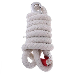 Alloy Horse Lead Rope with <b>Hook</b> Equestrian Supplies Wear Resistant Reinforced <b>Bridle</b> Gear Horse Lead Rope and Accessories - Product Image 1