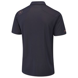 Chemise à manches courtes blanche pour homme, en tricot respirant uni, coupe décontractée, 100% polyester, séchage rapide - Product Image 3