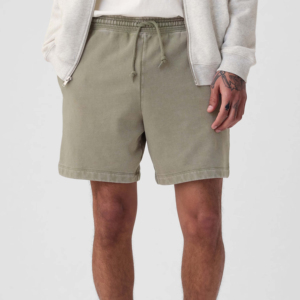 Pantalones Cortos Deportivos para Hombre, 100% Algodón, Estilo Francés, Secado Rápido, Diseño Sólido, Cierre con Cordón, Logotipo Personalizado - Product Image 1