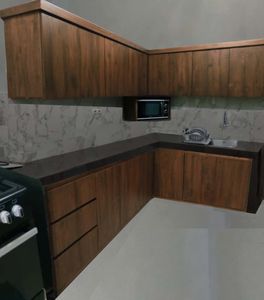 Muebles de Cocina Modernos Personalizados de Madera Sólida de Vietnam, Gabinetes sin Marco en Varios Colores - Product Image 3