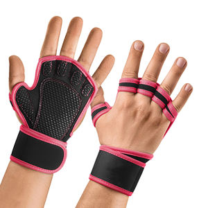 Gants de musculation imperméables antidérapants à demi-doigts, protection de la paume, en polyester, unisexes, pour la gym et les sports - Product Image 3